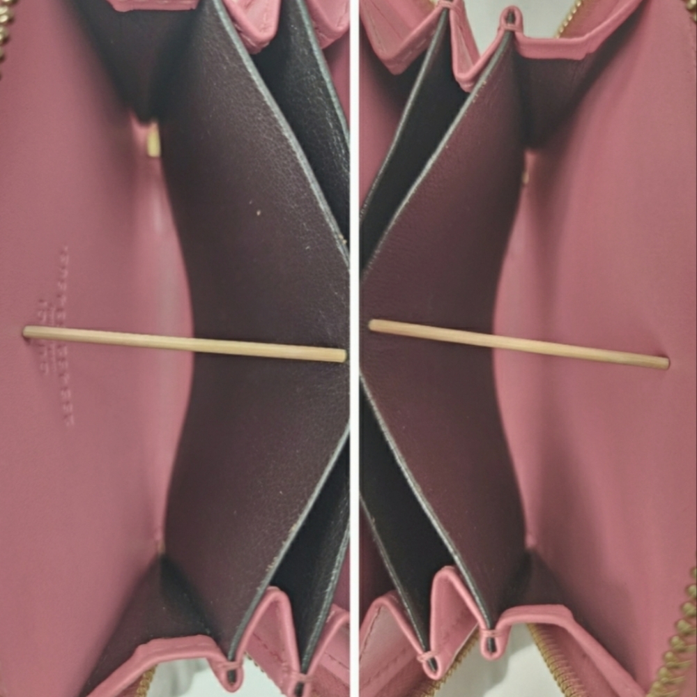 Gucci Pink Guccissima Leather Ziparound Wallet EUC - Picture 5 of 9